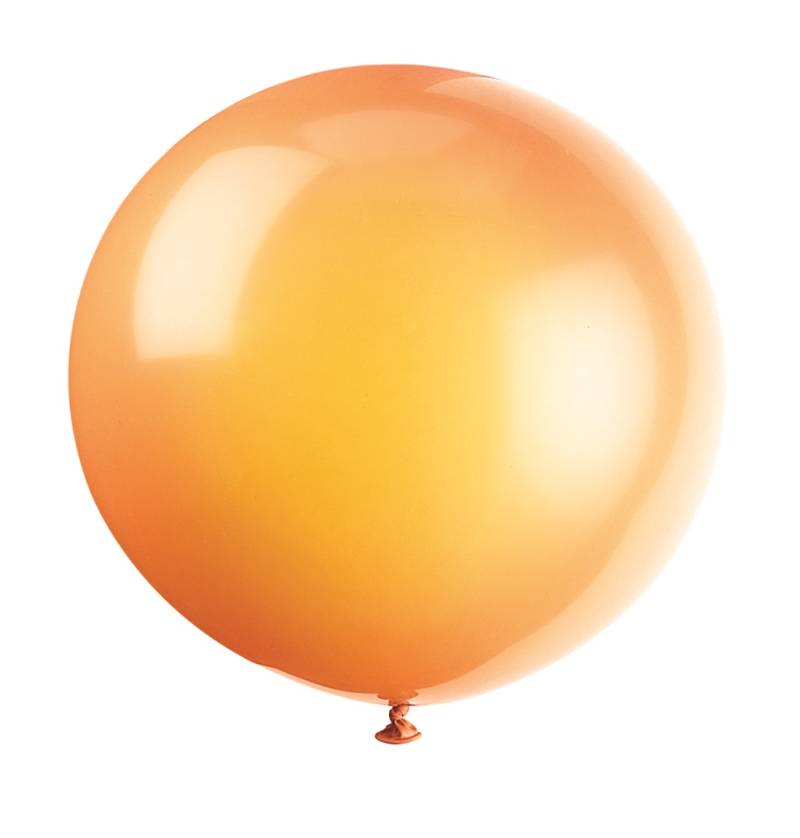 XL Riesenluftballons orange, 2 St. XL Riesenluftballons orange, 2 St. von Partystrolche