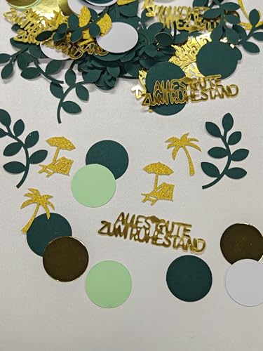 100 Stk Alles Gute zur Jugendweihe Deko Konfetti (alles gute zumrohestand) von Partyzeit