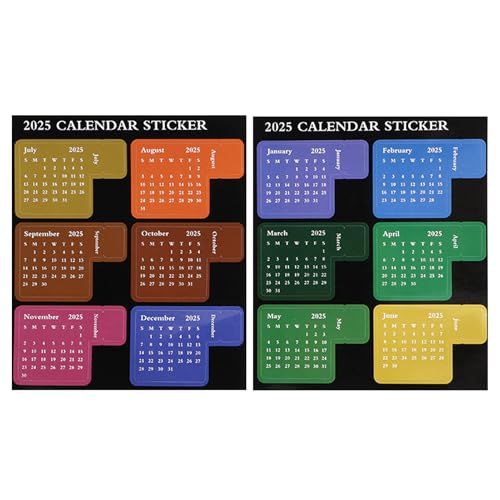 Planer Register - Monatliche Planungsaufkleber Etiketten 2025,12 Adhäsiv Planer Organizer Trennzeichen Für Büro Journal Schüler Lehrer Arbeit Scrapbook Schule Studium Planer Register - Monatliche Planungsaufkleber Etiketten 2025,12 Adhäsiv Planer Organizer Trennzeichen Für Büro Journal Schüler Lehrer Arbeit Scrapbook Schule Studium von Pasbuteiy