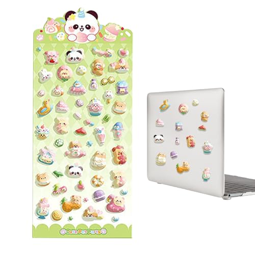 Tier Sticker, Niedliche Kleine Aufkleber, Deko Für Notizbuch Scrapbooking Zimmerdekoration Schule Mädchen Kinder Handy Laptop Weihnachten Halloween von Pasbuteiy