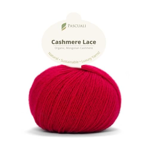 PASCUALI | Bio Cashmere Lace. Strickwolle aus 100% Kaschmirwolle Wolle zum Stricken und Häkeln, 1 Knäuel - 25g - Farbe: Erdbeere 58 PASCUALI | Bio Cashmere Lace. Strickwolle aus 100% Kaschmirwolle Wolle zum Stricken und Häkeln, 1 Knäuel - 25g - Farbe: Erdbeere 58 von Pascuali