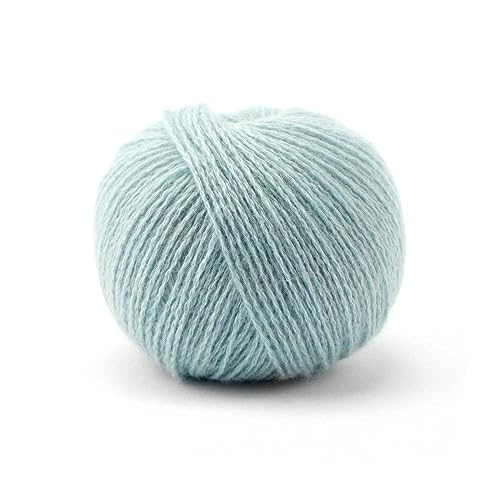 25 g Pascuali Cashmere Lace Strickwolle | 100% Kaschmirwolle Bio Kaschmir zum Stricken und Häkeln, Farbe:Horizont 50 von Pascuali