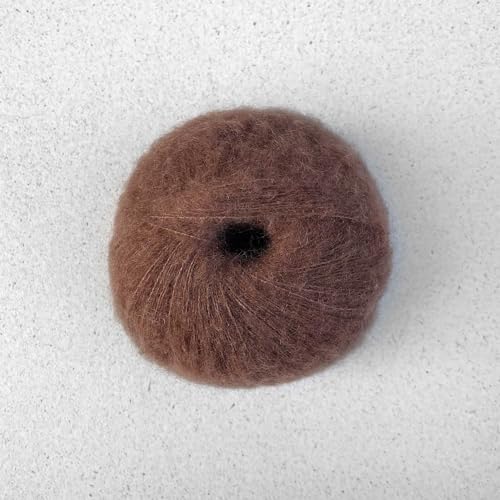 25 g Pascuali Manada | 45% Mohair, 25% Seide, 15% Yak, 15% Schurwolle, Farbe:Haselnuss 224 von Pascuali