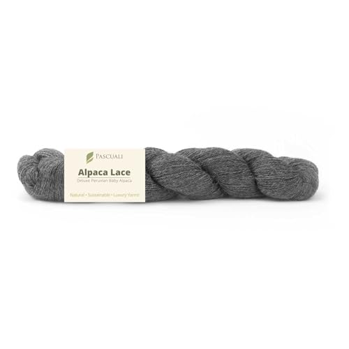 50 g Pascuali Alpaca Lace | 100% Alpakawolle, Farbe:Anthrazit 11 von Pascuali