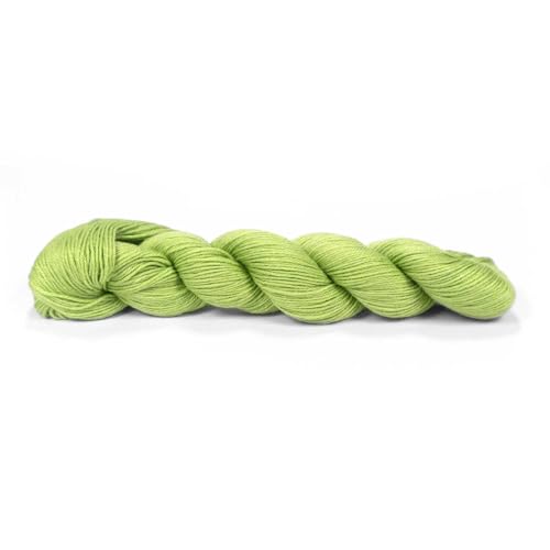 50 g Pascuali Pinta | 60% Schurwolle (Bio Merino extrafein), 20% Seide (Maulbeerseide), 20% Ramie, Farbe:Limette 104 von Pascuali