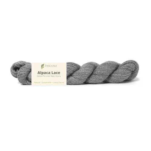 PASCUALI Alpaca Lace |Strickwolle aus 100% Alpakawolle, Alpaka Wolle zum Stricken und Häkeln, 1 Strang - 50g, Farbe:Stein 31 PASCUALI Alpaca Lace |Strickwolle aus 100% Alpakawolle, Alpaka Wolle zum Stricken und Häkeln, 1 Strang - 50g, Farbe:Stein 31 von Pascuali
