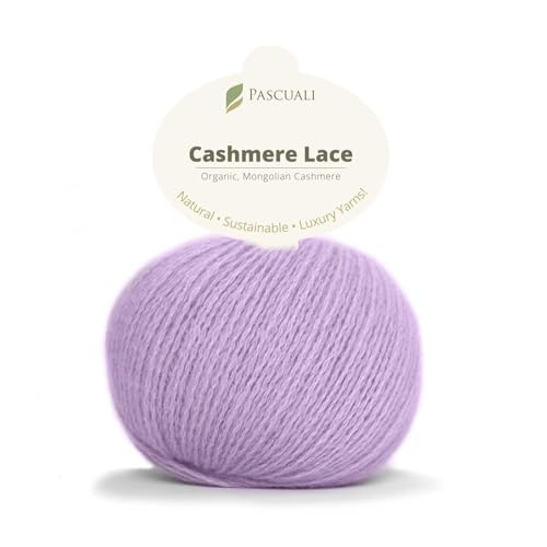 PASCUALI | Bio Cashmere Lace. Strickwolle aus 100% Kaschmirwolle Wolle zum Stricken und Häkeln, 1 Knäuel - 25g - Farbe: Flieder 62 PASCUALI | Bio Cashmere Lace. Strickwolle aus 100% Kaschmirwolle Wolle zum Stricken und Häkeln, 1 Knäuel - 25g - Farbe: Flieder 62 von Pascuali