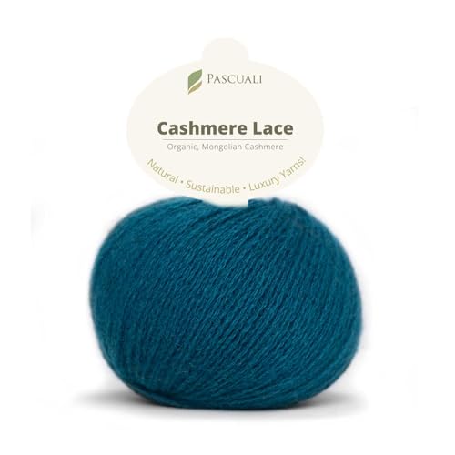 PASCUALI | Bio Cashmere Lace. Strickwolle aus 100% Kaschmirwolle Wolle zum Stricken und Häkeln, 1 Knäuel - 25g - Farbe: Petrol 66 PASCUALI | Bio Cashmere Lace. Strickwolle aus 100% Kaschmirwolle Wolle zum Stricken und Häkeln, 1 Knäuel - 25g - Farbe: Petrol 66 von Pascuali