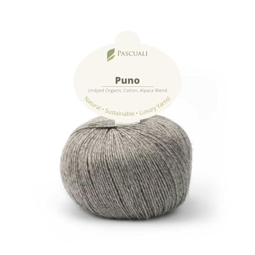 PASCUALI | Puno | Strickwolle aus 70% Baumwolle und 30% Alpakawolle Alpaka Wolle Alpaca Baby zum Stricken und Häkeln, 1 Knäuel - 50g - Farbe:Eichenbaum 30 PASCUALI | Puno | Strickwolle aus 70% Baumwolle und 30% Alpakawolle Alpaka Wolle Alpaca Baby zum Stricken und Häkeln, 1 Knäuel - 50g - Farbe:Eichenbaum 30 von Pascuali