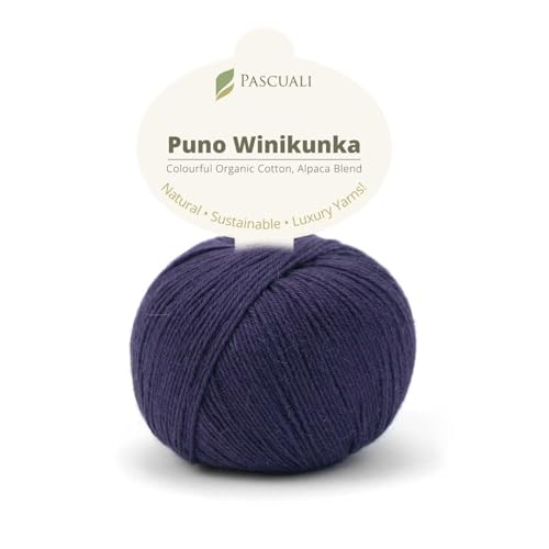 PASCUALI | Puno Winikunka | Strickwolle aus 70% Baumwolle und 30% Alpakawolle Alpaka Wolle Alpaca Baby zum Stricken und Häkeln, 1 Knäuel - 50g - Farbe:Quarz 53 PASCUALI | Puno Winikunka | Strickwolle aus 70% Baumwolle und 30% Alpakawolle Alpaka Wolle Alpaca Baby zum Stricken und Häkeln, 1 Knäuel - 50g - Farbe:Quarz 53 von Pascuali