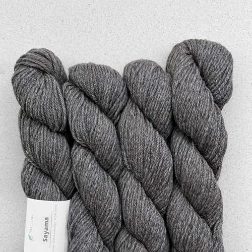 Pascuali Sayama 50% Schurwolle 50% Lamawolle Baby Lama Farbe Anthrazit 50g Pascuali Sayama 50% Schurwolle 50% Lamawolle Baby Lama Farbe Anthrazit 50g von Pascuali