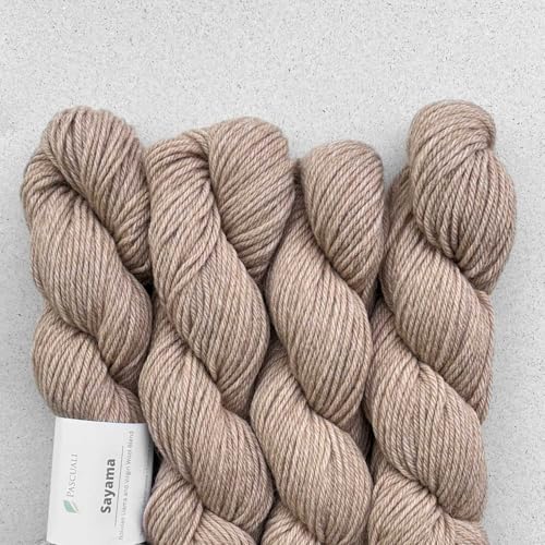 Pascuali Sayama 50% Schurwolle 50% Lamawolle Baby Lama Farbe Taupe 50g Pascuali Sayama 50% Schurwolle 50% Lamawolle Baby Lama Farbe Taupe 50g von Pascuali