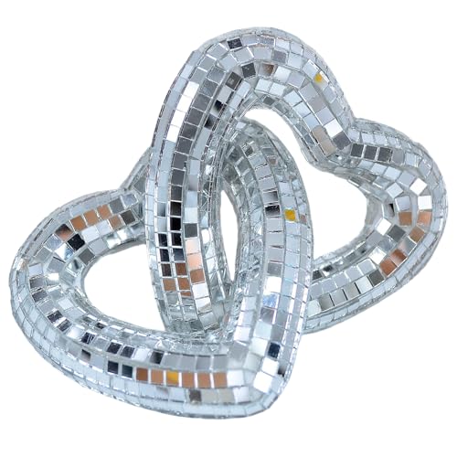 Pasdrucn Ausgehöhltes Herz Discokugel Deko, Discokugels Herz-Statue, Herzförmig Glänzend Discokugels Klein, Große Spiegelkugel Party Deko Für Hochzeit, Discokugel Kinder Pasdrucn Ausgehöhltes Herz Discokugel Deko, Discokugels Herz-Statue, Herzförmig Glänzend Discokugels Klein, Große Spiegelkugel Party Deko Für Hochzeit, Discokugel Kinder von Pasdrucn