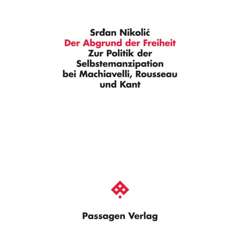 Passagen Philosophie / Der Abgrund Der Freiheit - Srđan Nikolic, Kartoniert (TB) von Passagen Verlag