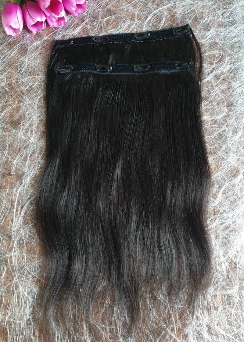 Human Hair Clips in Extension, Silky Straight, Hair Clips, Sew Extention, Tressen, Long Hair, Full Volume 2 Extension 100G von Passionyou