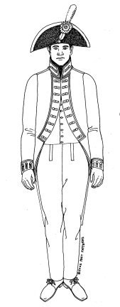 1804 U.S. Army Issue Artillery Coat Pattern (Size-Medium 41-45 Chest) by Past Patterns von Past Patterns