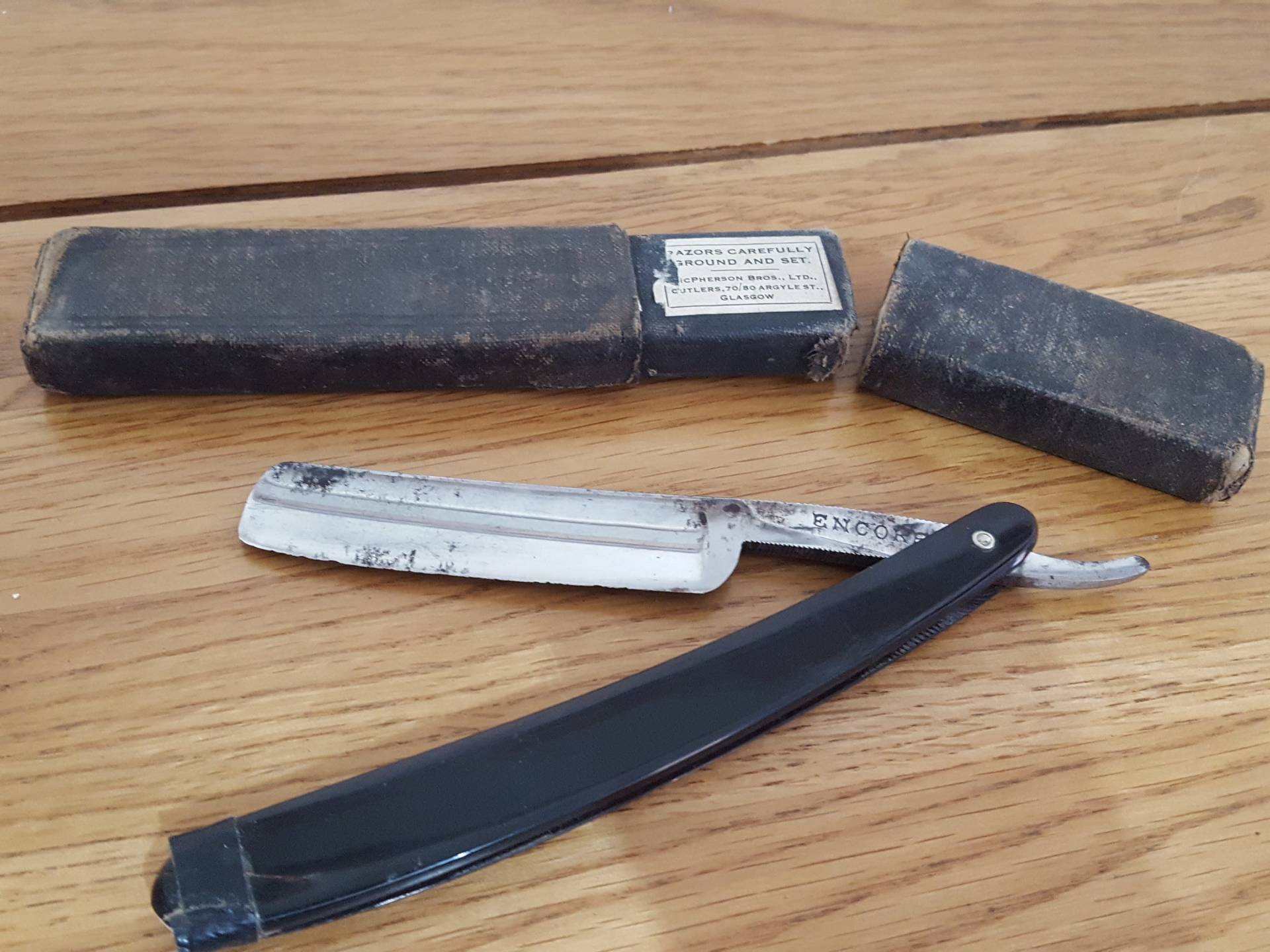 Antik Rasiermesser, Encore, Thomas Turner & Co., Sheffield, Cut Throat, Wet Shave, Barbershop, Mens Grooming Antik Rasiermesser, Encore, Thomas Turner & Co., Sheffield, Cut Throat, Wet Shave, Barbershop, Mens Grooming von PastNFutureUK