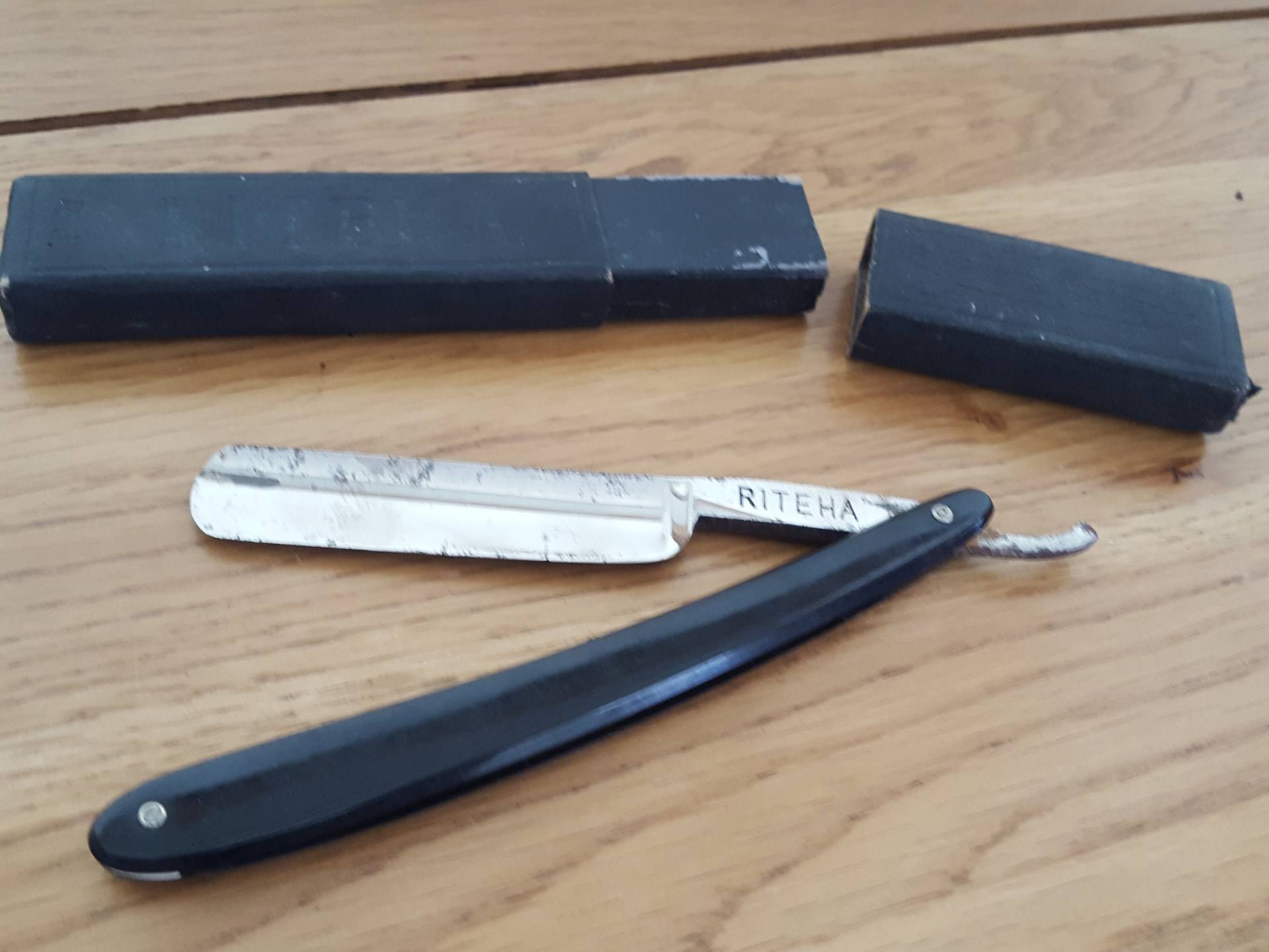 Antik Riteha Rasiermesser, Solingen Cut Throat, Made in Germany, Nassrasur Antik Riteha Rasiermesser, Solingen Cut Throat, Made in Germany, Nassrasur von PastNFutureUK