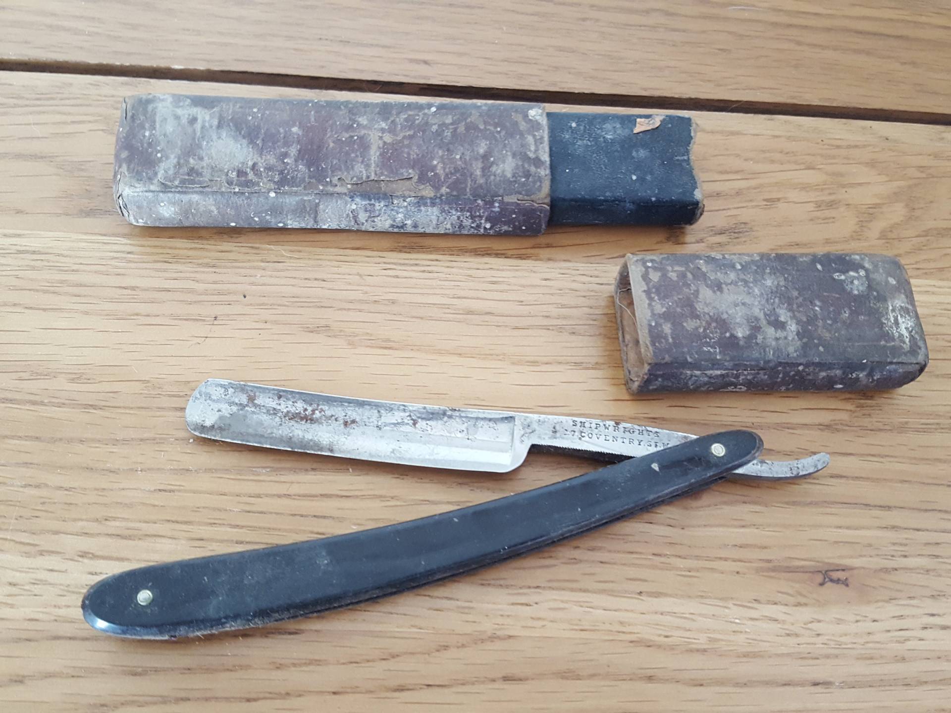 Vintage Shipwrights Rasiermesser, Coventry Cut Throat, Razor, Rasieraccessoire, Barbershop Vintage Shipwrights Rasiermesser, Coventry Cut Throat, Razor, Rasieraccessoire, Barbershop von PastNFutureUK