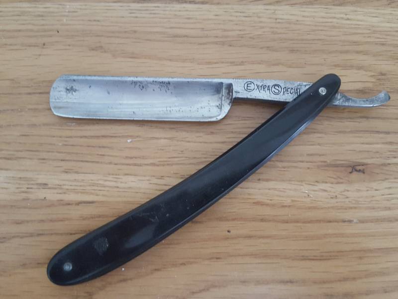 Vintage Straight Razor, Cut Throat, Nassrasieren, Herren Pflege, Körperpflege, Bart Pflege von PastNFutureUK