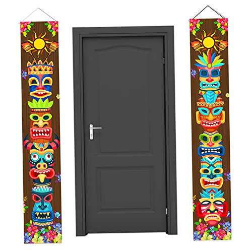 Aloha Banner, Hawaiian Party Dekorationen Tiki Luau Banner Tropical Party Türschild für Aloha Moana Geburtstagstil 1 Aloha Banner, Hawaiian Party Dekorationen Tiki Luau Banner Tropical Party Türschild für Aloha Moana Geburtstagstil 1 von Pastoralist
