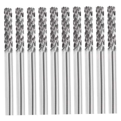 Carbid Burr Set (10pcs), Typ-A-Doppel-Carbid-Bohrer für Metall und Holzschnitze, Mahlen, Polieren, Gravieren, Bohrungen | Detail Schleifpapier von Pastoralist