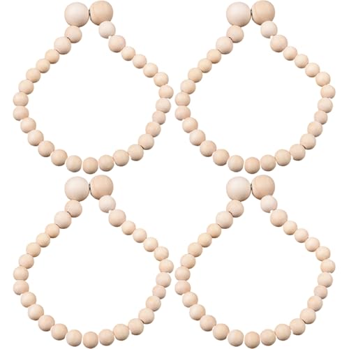Holzperlen Vorhang Holdbacks, 4PCS -Vorhang Holdbacks, Boho -Stil Holzperlen Halter Outdoor Bauernhaus Magnetische Schließbindung für Home Office Room Dekor Holzperlen Vorhang Holdbacks, 4PCS -Vorhang Holdbacks, Boho -Stil Holzperlen Halter Outdoor Bauernhaus Magnetische Schließbindung für Home Office Room Dekor von Pastoralist