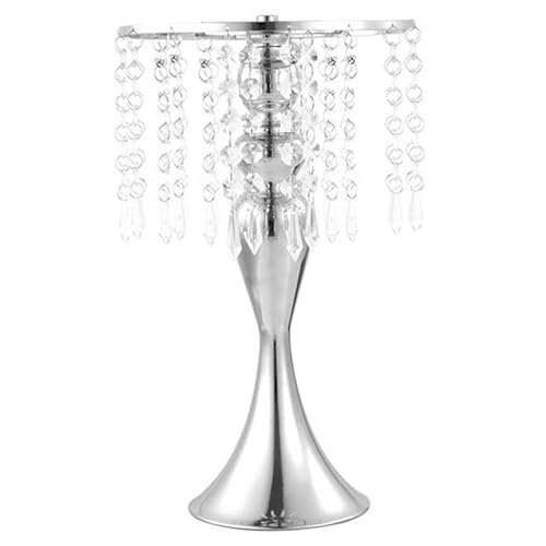 Kristallblumenständer Hochzeitszentrum, Hochzeitsmittelstücke, Meerjungfrau-Blumenständer mit funkelnden Glasperlen für Empfangsgeburtstagsfeier Home Dekoration von Pastoralist