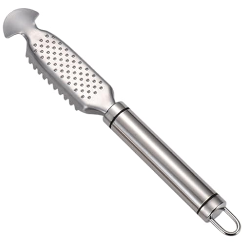 Pastoralist Fisch -Scaler -Entferner, 9 -Zoll -Edelstahl -Fisch -Descaler -Werkzeug mit Ingwer & Knoblauchschlüsselplatte und Hängegriff für Küche |.Entferner skalieren Pastoralist Fisch -Scaler -Entferner, 9 -Zoll -Edelstahl -Fisch -Descaler -Werkzeug mit Ingwer & Knoblauchschlüsselplatte und Hängegriff für Küche |.Entferner skalieren von Pastoralist