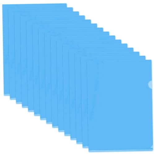 Plastikordner für Dokumente, 15-pcs-L-Type-Kunststoff-Dateiordner für A4-Blätter, wasserdichte Papierärmel, wiederverwendbare Blechschutz für Schule und Büro, Dokumentordner Plastikordner für Dokumente, 15-pcs-L-Type-Kunststoff-Dateiordner für A4-Blätter, wasserdichte Papierärmel, wiederverwendbare Blechschutz für Schule und Büro, Dokumentordner von Pastoralist