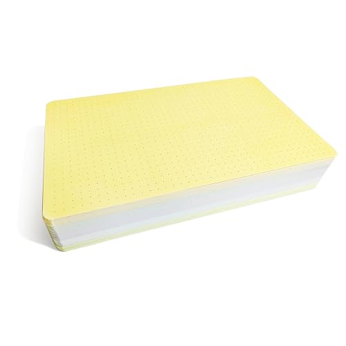 12,7 x 20,3 cm, 5 Farben, 100 Bullet Cards mit dem gleichen Raster wie Bullet Dotted Journals von Pat's Flash Cards