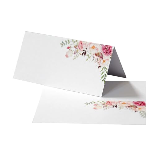 50 Blatt Tischkarten Mit Bedruckten Rosen, Namenskarte, Sitzplatzkarten Für Tischdekoration Tisch Hochzeiten Bankette Dinnerpartys 50 Blatt Tischkarten Mit Bedruckten Rosen, Namenskarte, Sitzplatzkarten Für Tischdekoration Tisch Hochzeiten Bankette Dinnerpartys von PatPatPet