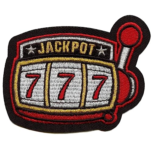 Casino Lucky Jackpot Aufnäher Gambling Triple Seven Vegas bestickt zum Aufbügeln Casino Lucky Jackpot Aufnäher Gambling Triple Seven Vegas bestickt zum Aufbügeln von Patch Collection