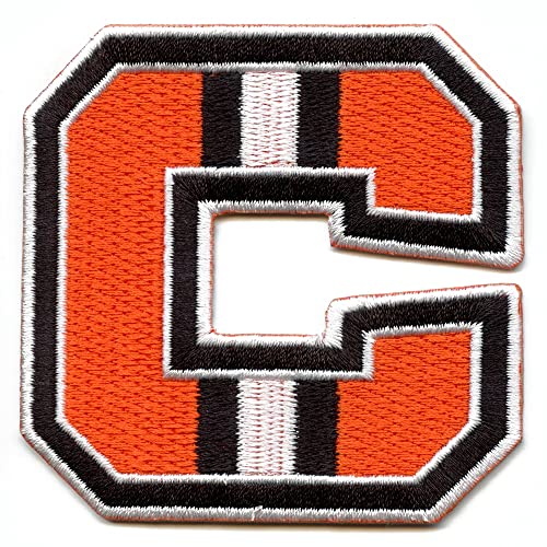 City of Cincinnati Aufnäher, gestickt, orange/schwarz, "C"-Logo, Fußballtrikot, Parodie City of Cincinnati Aufnäher, gestickt, orange/schwarz, "C"-Logo, Fußballtrikot, Parodie von Patch Collection