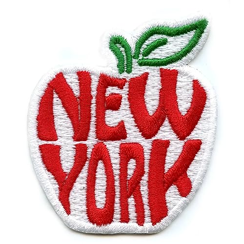 New York Apple Patch Fruit NYC City Embroidered Iron On New York Apple Patch Fruit NYC City Embroidered Iron On von Patch Collection