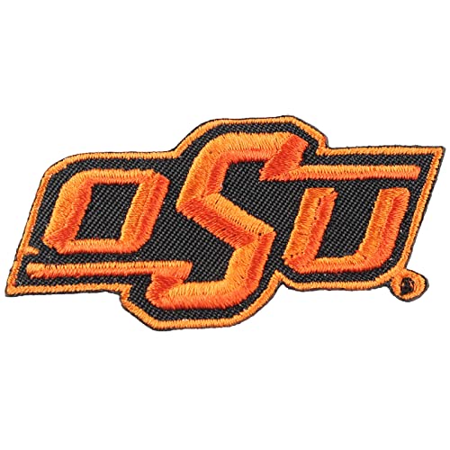 Oklahoma State "OSU (" Primary Team Logo Eisen auf bestickt Patch (mittel), Orange von Patch Collection