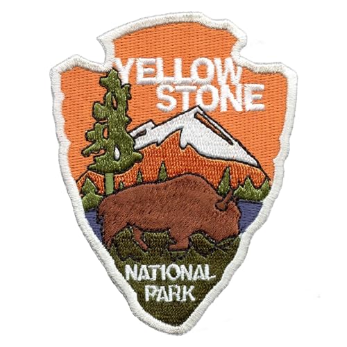 Yellowstone National Park Travel Patch bestickt zum Aufbügeln Yellowstone National Park Travel Patch bestickt zum Aufbügeln von Patch Collection