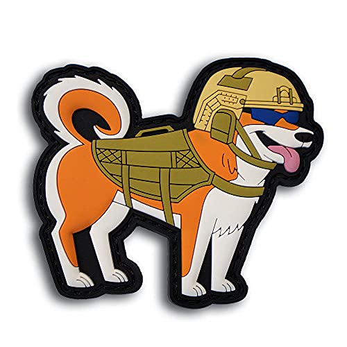"Inu" - Der taktische Shiba Tactical Dog PVC Morale Patch von Patch Fiend