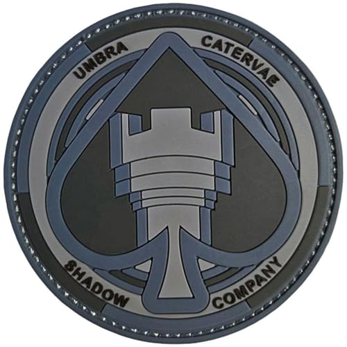 Shadow Company Umbra Catervae PVC-Gummi-Patch, Hakenverschluss, 7,6 x 7,6 cm, C921 Shadow Company Umbra Catervae PVC-Gummi-Patch, Hakenverschluss, 7,6 x 7,6 cm, C921 von Patch Force USA