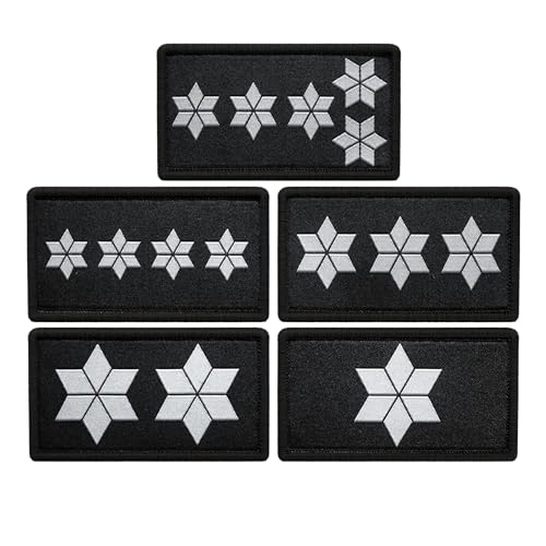 Patch Force - Dienstgradabzeichen Polizeihauptkommissar (PHK A11) gehobener Dienst (gD) - Als Abzeichen für Polizeiuniform, Schutzweste, Einsatztasche, Jacke oder Rucksack - gestickt, woven Patch von Patch Force