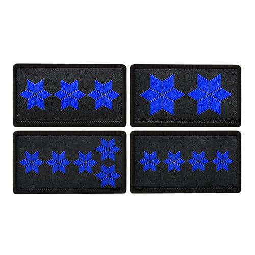 Patch Force - Dienstgradabzeichen Polizeihauptmeister mit Zulage (PHMz) mittlerer Dienst (mD) - Als Abzeichen für Polizeiuniform, Schutzweste, Einsatztasche, Jacke oder Rucksack - gestickt, woven von Patch Force