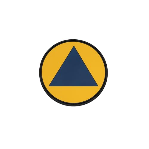 Patch Force - Zivilschutz Rubber Patch (farbig) ∅ 7 cm - Als Abzeichen für Uniformen, Weste, Einsatztasche, Jacke oder Rucksack - Katastrophenschutz, Katastrophenhilfe, Bevölkerungsschutz von Patch Force