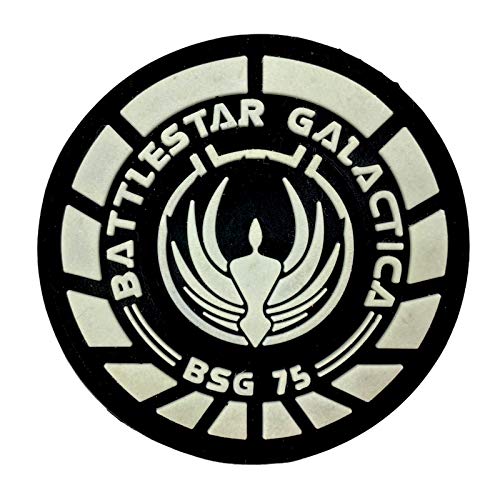 Battlestar Galactica BSG 75 Officer Leuchten im Dunkeln PVC Klett Emblem Abzeichen Patch Battlestar Galactica BSG 75 Officer Leuchten im Dunkeln PVC Klett Emblem Abzeichen Patch von Patch Nation