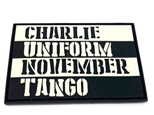Charlie Uniform November Tango Airsoft Klettverschluss PVC Flicken Patch Charlie Uniform November Tango Airsoft Klettverschluss PVC Flicken Patch von Patch Nation