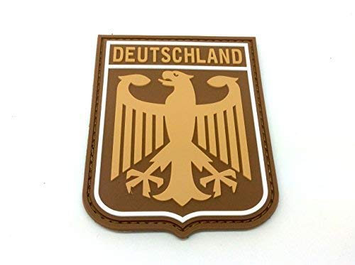 Deutschland Adler HellBraun-Flaggen PVC Klett Emblem Abzeichen Patch von Patch Nation