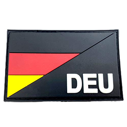 Deutschland DEU Flagge Im Dunkeln Leuchten PVC Airsoft Paintball Klettverschluss-Flecken Cosplay Fan Patch Deutschland DEU Flagge Im Dunkeln Leuchten PVC Airsoft Paintball Klettverschluss-Flecken Cosplay Fan Patch von Patch Nation