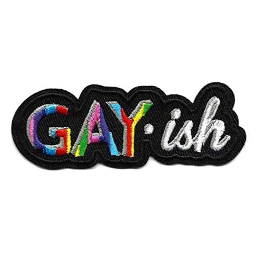 Gayish Gay Lesben LGBTQ Bewusstsein bestickter Aufnäher zum Aufbügeln Gayish Gay Lesben LGBTQ Bewusstsein bestickter Aufnäher zum Aufbügeln von Patch Nation