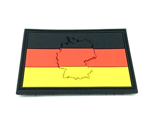 Geprägte Deutschland-Flagge Airsoft Paintball PVC Patch von Patch Nation