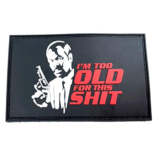 I'm Too Old for This Shit PVC Airsoft Paintball Klettverschluss-Flecken Cosplay Patch I'm Too Old for This Shit PVC Airsoft Paintball Klettverschluss-Flecken Cosplay Patch von Patch Nation