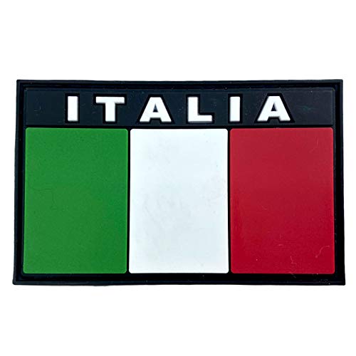 Italien Italienisch Italia Flagge Cosplay Airsoft PVC Klett Emblem Abzeichen Patch von Patch Nation